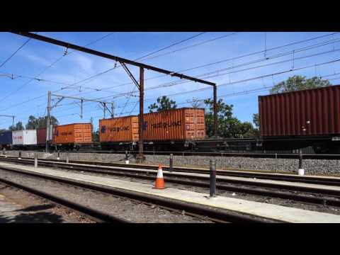 Solo CM3316 leads a short container train - 10/11/15