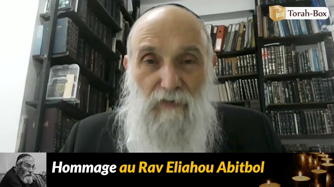 RAV ABITBOL DE STRASBOURG EST DÉCÉDÉ - Hommage