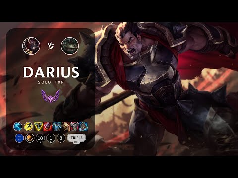 Darius Top vs Tahm Kench - EUW Master Patch 13.11