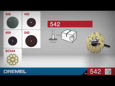 Slipskiva Dremel 25 4 mm 542