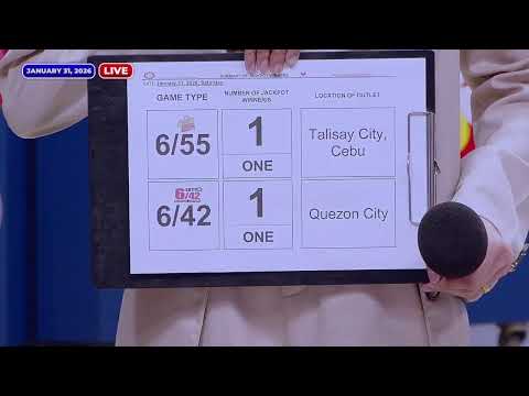 [LIVE] PCSO 9:00 PM Lotto Draw - January 31, 2026