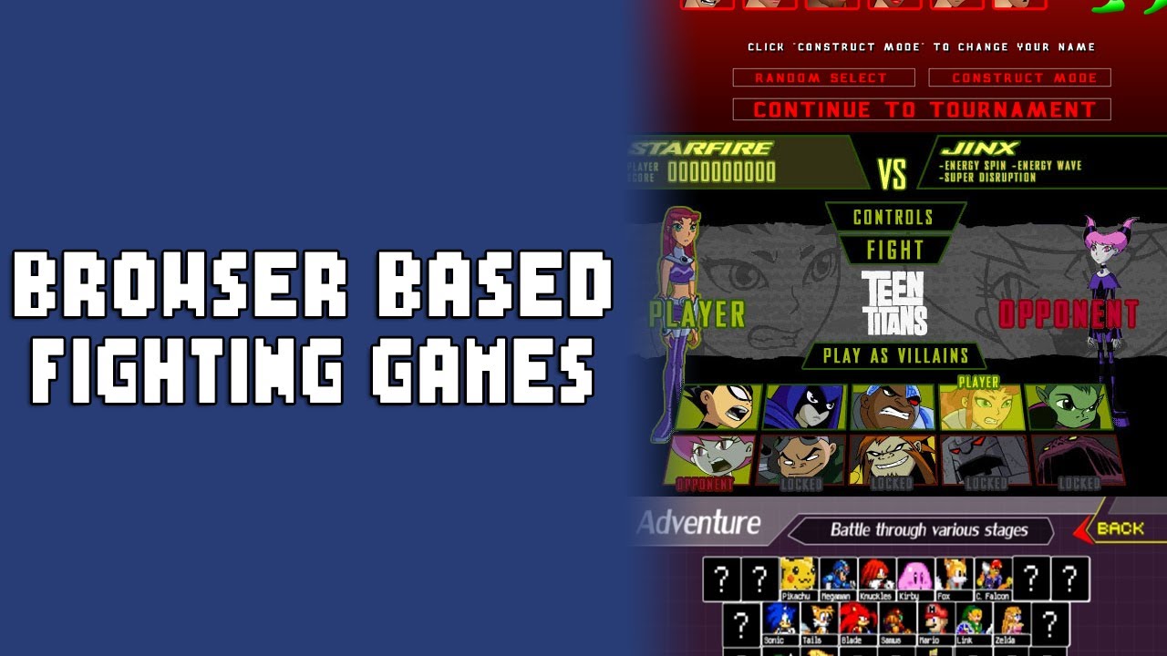 Browser Based Fighting Games