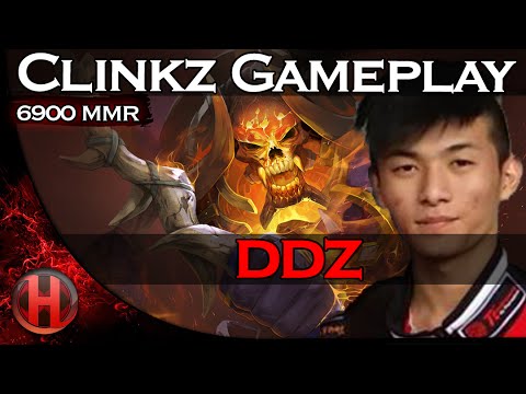 ddz 6900MMR Clinkz Rampage Gameplay Dota 2