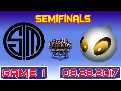 TSM vs DIG game 1 Highlights | NA LCS Summer Split 2017 Semifinals | TSM vs Team Dignitas