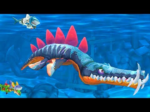 Hungry Shark Evolution #Stegoshark SKIN for LEO  LIOPLEURODON Unlocked Update Android Gameplay