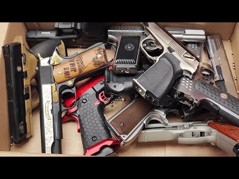 Military Guns Loading & Firing 🔥/ Box of Airsoft Guns🔫