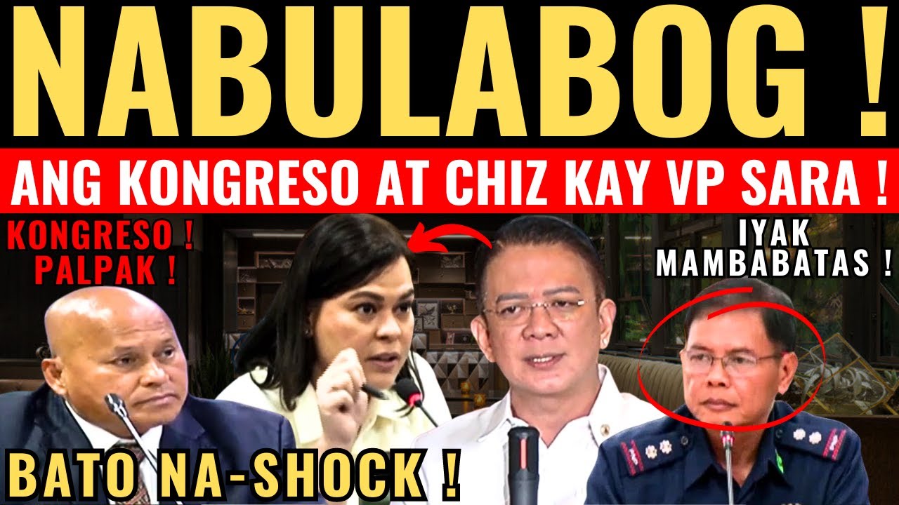 BATO NA SHOCK KAY ESPENIDO! VP SARA BINULABOG ANG KONGRESO! CHIZ ESCUDERO NAG REAK!
