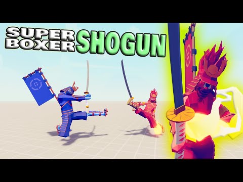 Super Boxer Shogun vs Every Faction - TABS Unit Creator Update