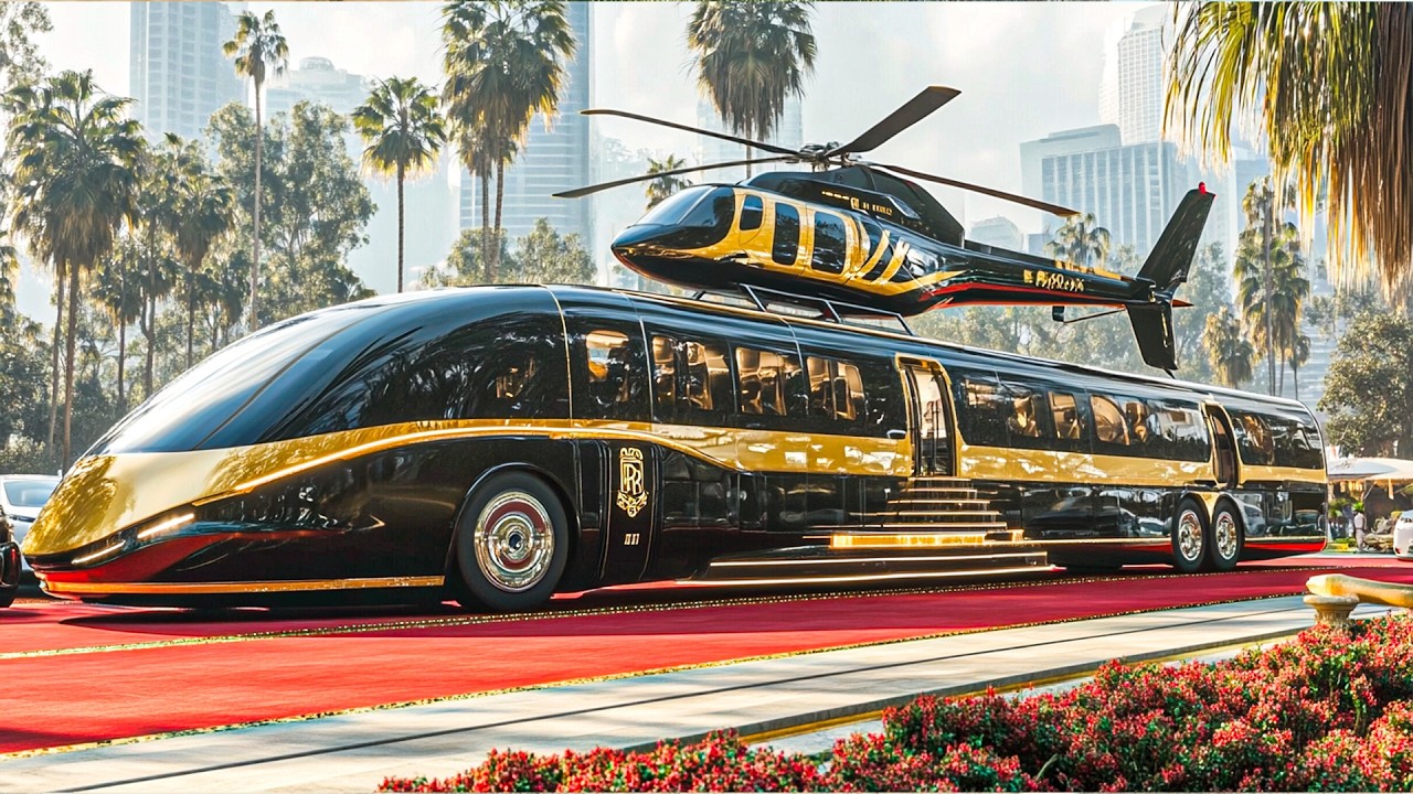 TOP 10 Most INSANE Luxury Buses in the World – Next Level Travel