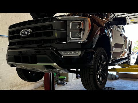 21+ f150 ford racing / tremor skid plate install. ( job 1 frame )