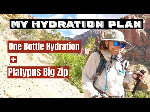 Using the One Bottle Hydration System and Platypus Big Zip in the Grand Canyon