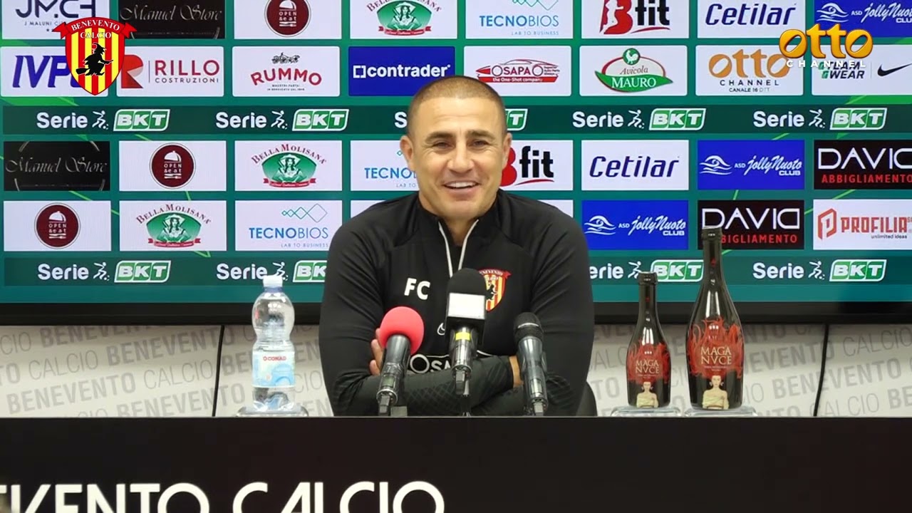 Benevento-Palermo, Cannavaro: "Sarà una finale e le finali si vincono"
