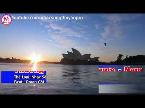 Karaoke   Thương Lắm Miền Trung   Tone Nam   Nhạc Sống Cực Hay   Organ CM   YouTube 360p