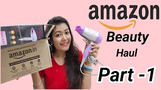 AMAZON Beauty Haul Part - 1 | Durga Pooja Shopping| Krrish Sarkar