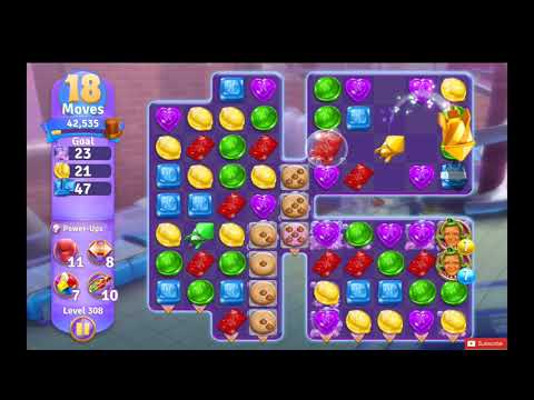 Wonka's World of Candy Level 308 NO BOOSTERS - A S GAMING