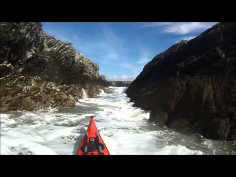 Anglesey Tidal Paddling in Sea Kayaks with SKUK Day 1