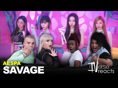 RiVERSE Reacts: Savage by aespa - M/V Reaction