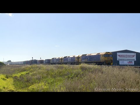 7902V Mildura To Melbourne Container Train G527 BL30 BL26 (6/7/2022) - PoathTV Australian Railways