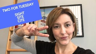 Learn to Pronounce SIGHT CITE SITE  American Homophone English Pronunciation Lesson learnenglish