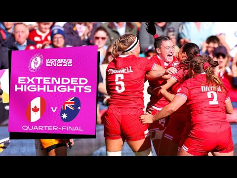 Canada vs Australia | Rugby World Cup 2025 | Extended Highlights