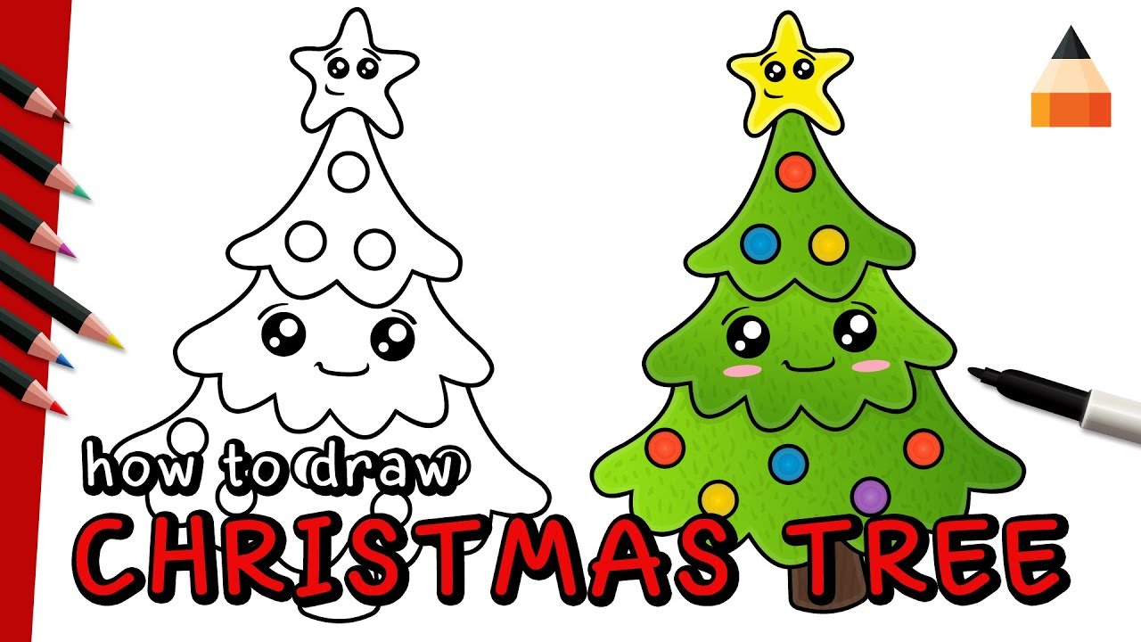 How To Draw Christmas Tree