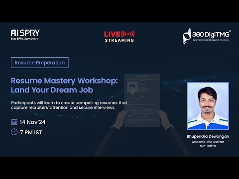 Resume Building 15th February 360DigiTMG