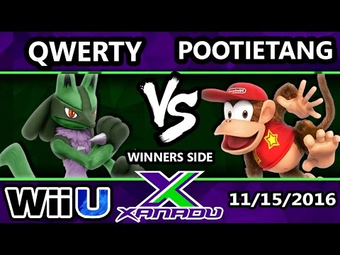 S@X 176 - Qwerty (Lucario) Vs. PootieTang (Diddy Kong) - SSB4 Tournament - Smash for Wii U - Smash 4