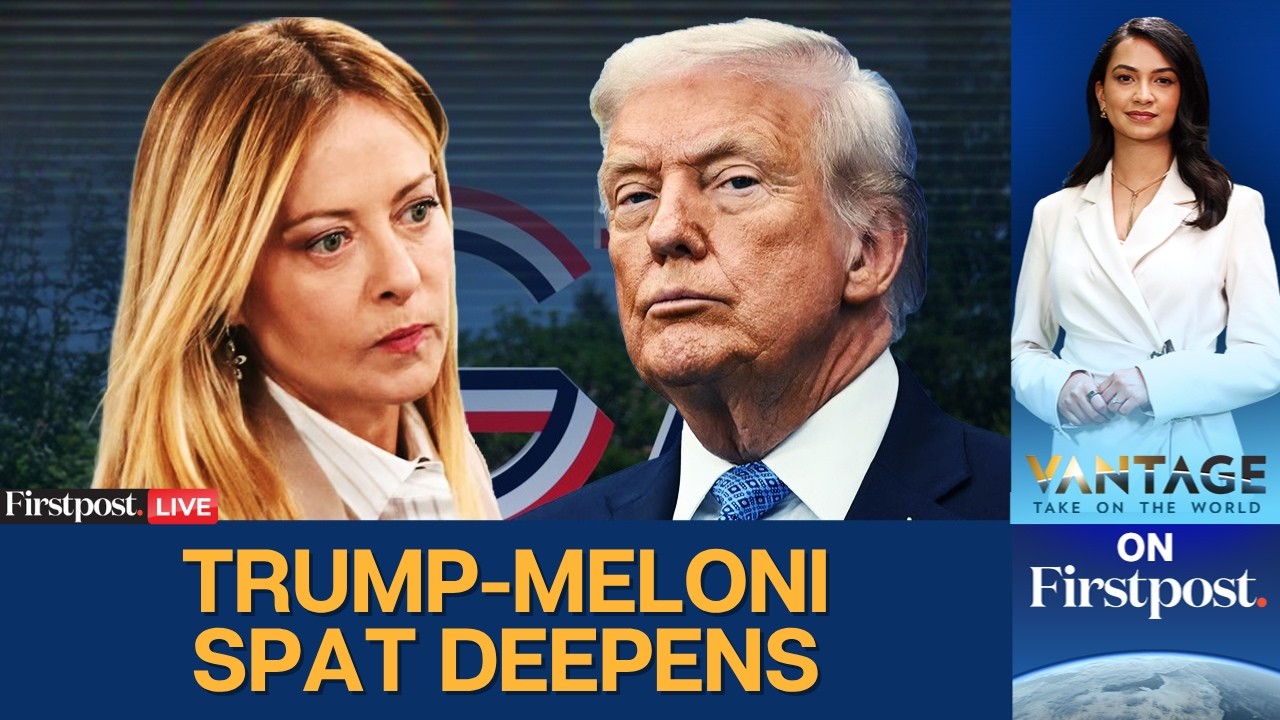 Trump Escalates Feud With Italy's Giorgia Meloni Amid Diplomatic Tensions | Vantage LIVE