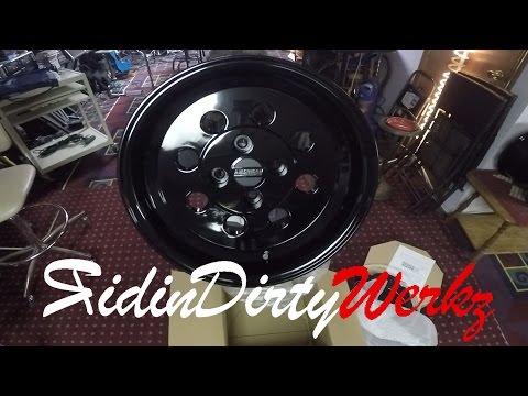American Muscle Classic Drag Wheel Unboxing | Black 15x10 Foxbody Mustang Drag Rims