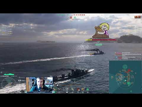 When a CV wants your life so hard F2P WoWS account