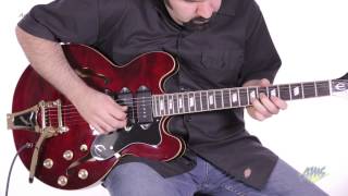 Video thumbnail for Epiphone Limited Edition Riviera Custom P93 Guitar - Epiphone Riviera by American Musical Supply