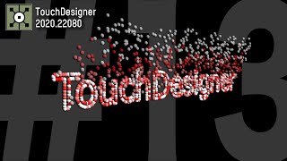 【TouchDesignerコンテンツ制作講座】テキスト画像を3D化して動かそう #13
