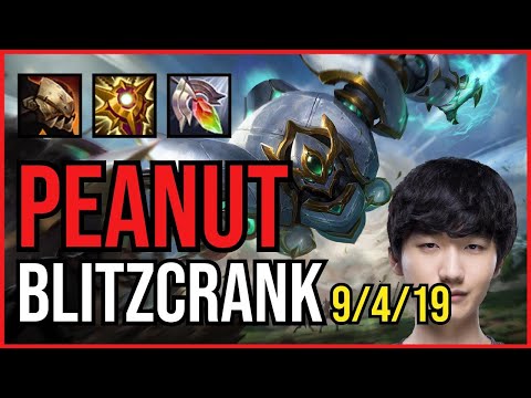 PEANUT - BLITZCRANK vs SERAPHINE Support - KR Challenger - Patch 11.3