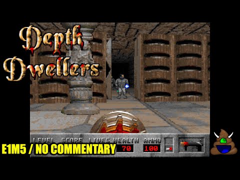 Depth Dwellers (DOSBox) - E1M5 - No Commentary