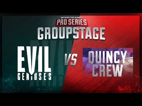 Evil Geniuses vs Quincy Crew Game 2 - BTS Pro Series: Americas - Group Stage w/ Moxxi & Kips