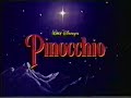 Pinocchio Vhs Commercial 1999