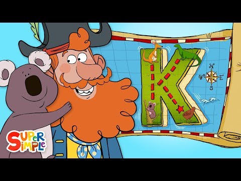 Alphabet Cartoon - The ABC Pirates have a Kickin' Adventure on "K" Island