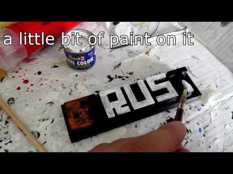 rust logo (game) by douwe1230 - Thingiverse