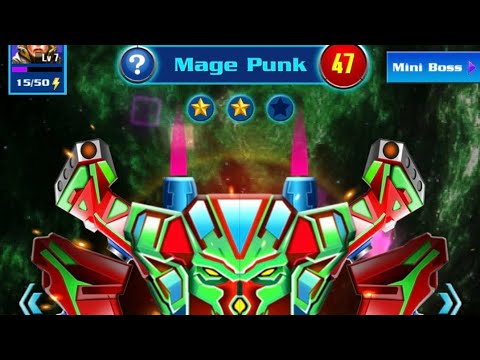 Alien Shooter - New Boss 47 Mage Punk - II Defeated! (No Slow)