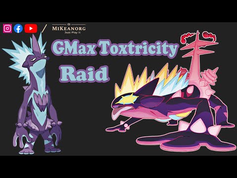 Pokemon Sword & Shield: Max Raid Battle - Defeat 5 Stars Gigantamax Toxtricity in 5 mins (Offline)