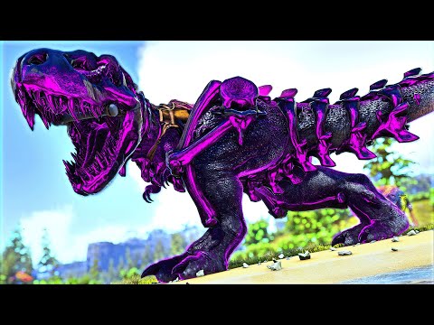 Evolving the Skeletonized T-Rex! But How Powerful is it?! | ARK MEGA Modded #45