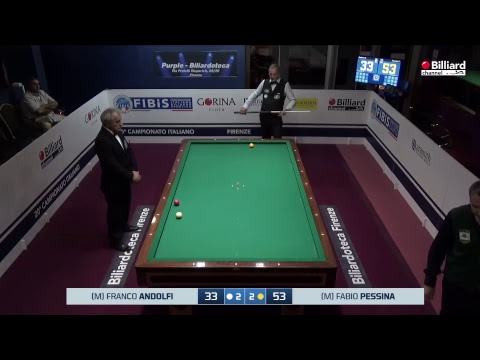 Pessina Fabio Emilio VS Andolfi Franco - 20° Campionato Italiano Firenze