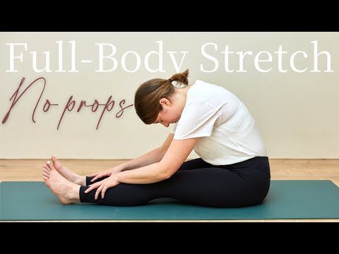 Yin Yoga Full Body Deep Stretch NO PROPS | 5-min Holds for Deep Relaxation