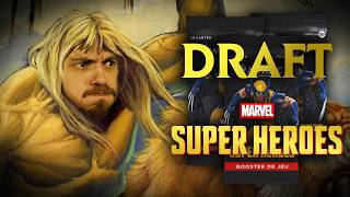 DÉCOUVERTE DU DRAFT MARVEL SUPER HEROES ! JE GALÈRE COMME PAS POSSIBLE !