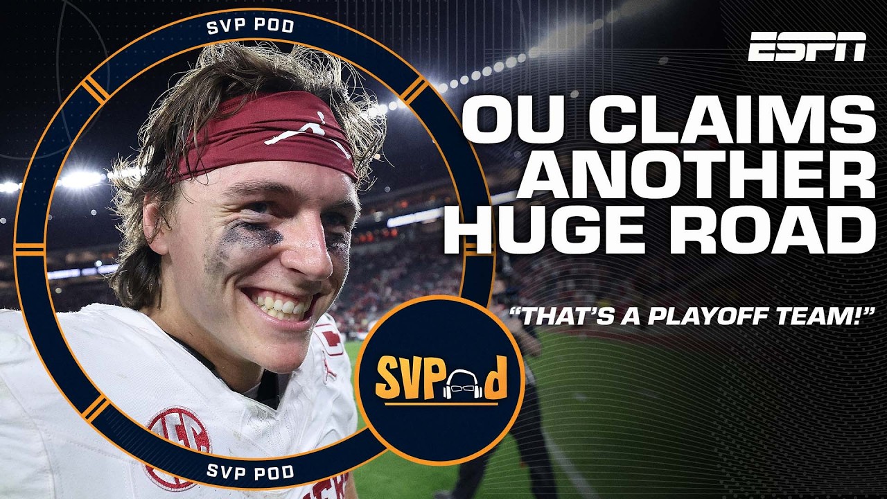 ‘That’s a PLAYOFF TEAM’ 😤 Oklahoma claimed ANOTHER huge road win at Alabama | SVPod