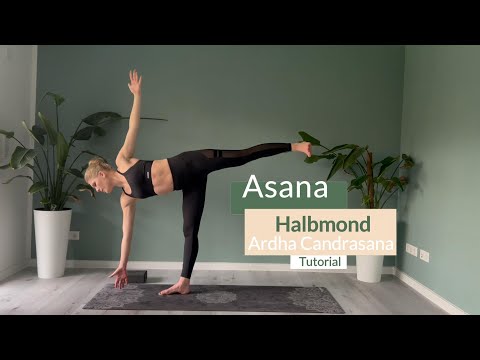 Yoga Asana | Tutorial | Halbmond | Ardha Candrasana