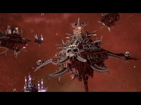 Chaos vs Eldar, Heroic Difficulty + Elite Mode 1500 points - Battlefleet Gothic Armada