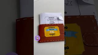 Vem comigo aprender a fazer uma carteira cartão de dia dos pais! Cartão de presente dia dos pais