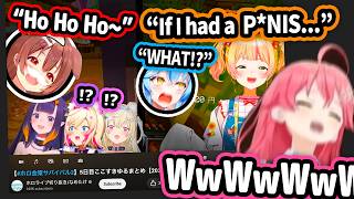 Miko's Reaction To Clip of HoloEn Interacting With Korone and Nene's PP Convo With Lamy【Hololive】