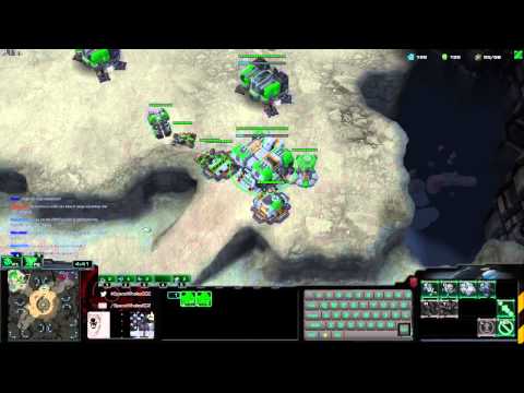 SC2 LotV Beta 1v1 - TvZ / Iron Fortress / Reapers into Cyclone Push vs Nydus Worm